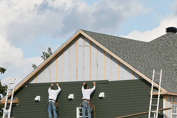Professional Emergency Siding Repair technician working in Cofield, NC
